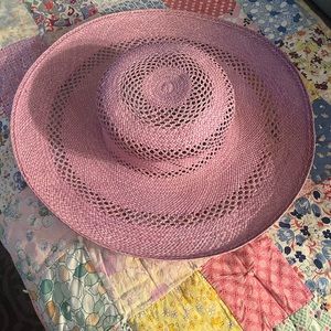 Cute! Lightweight pink straw hat from Nordstrom with no tag.